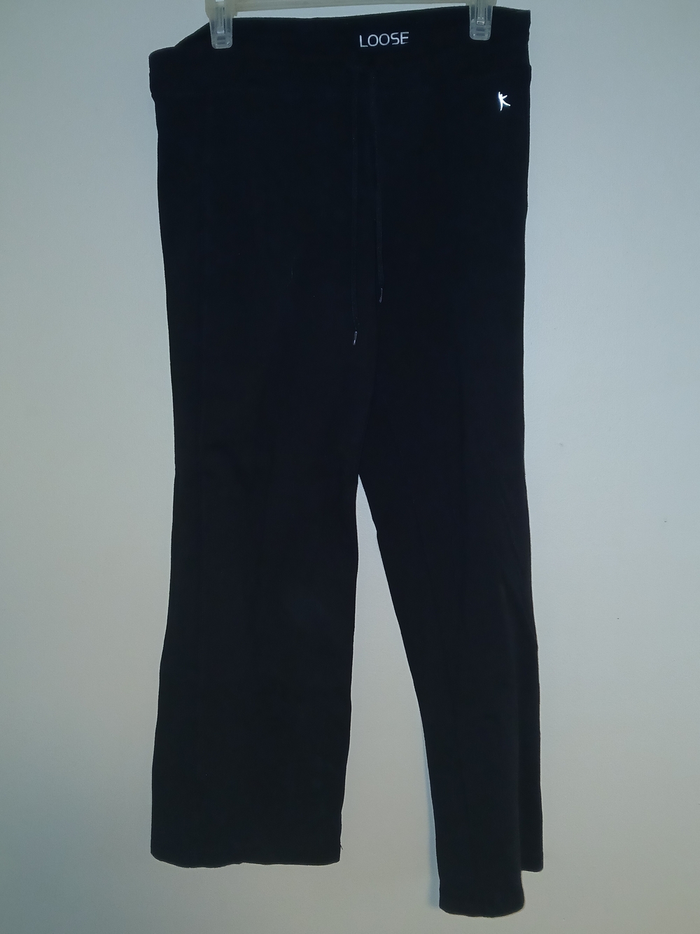 Loose Woman's Black Pants - Leggings Comfortable Casual Fit